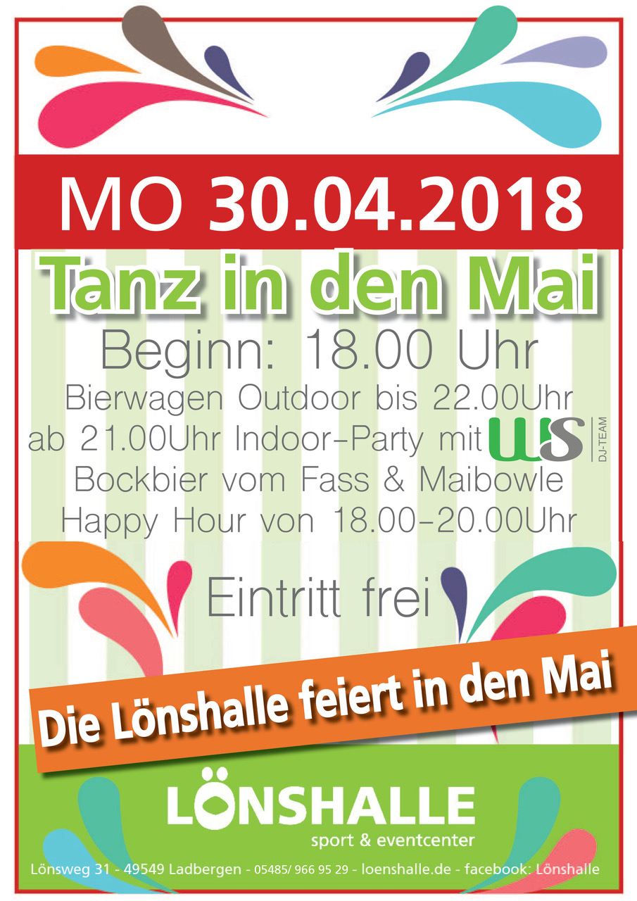 Tanz in den Mai LÖNSHALLE sport & eventcenter